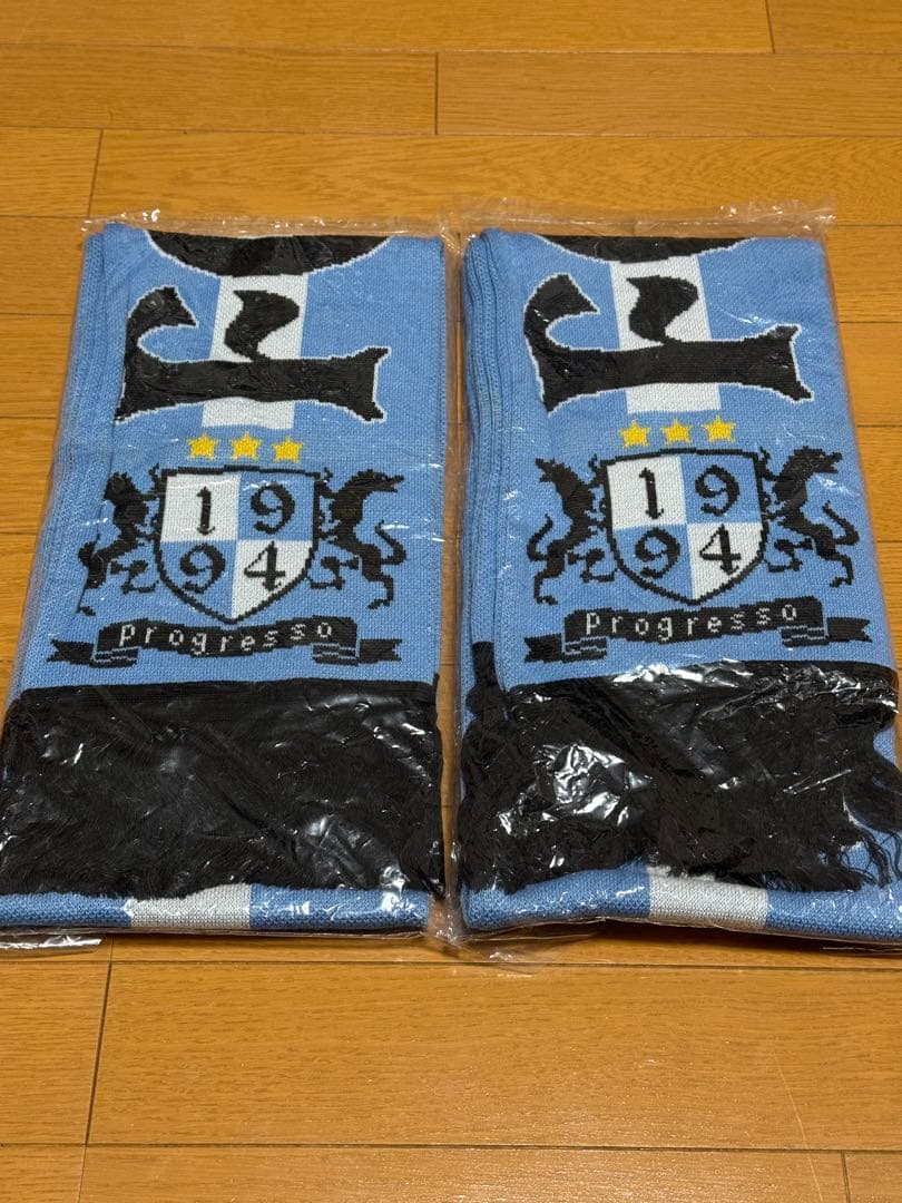 ジュビロ磐田 ニットマフラー 応援団 貴重品 新品未開封品 プログレッソ ジュビロ磐田 ニットマフラー 応援団 貴重品 新品未開封品