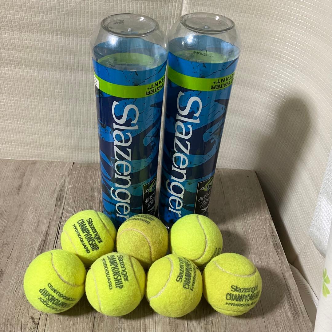E-5 テニスボール 7球セット（スラセンジャー）練習用 2缶セット