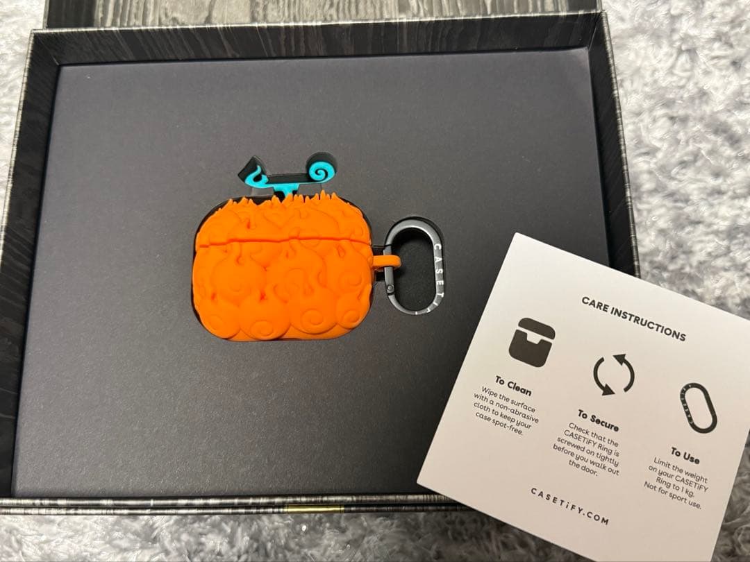 ワンピースx CASETiFY メラメラの実 AirPods ケース - メルカリ