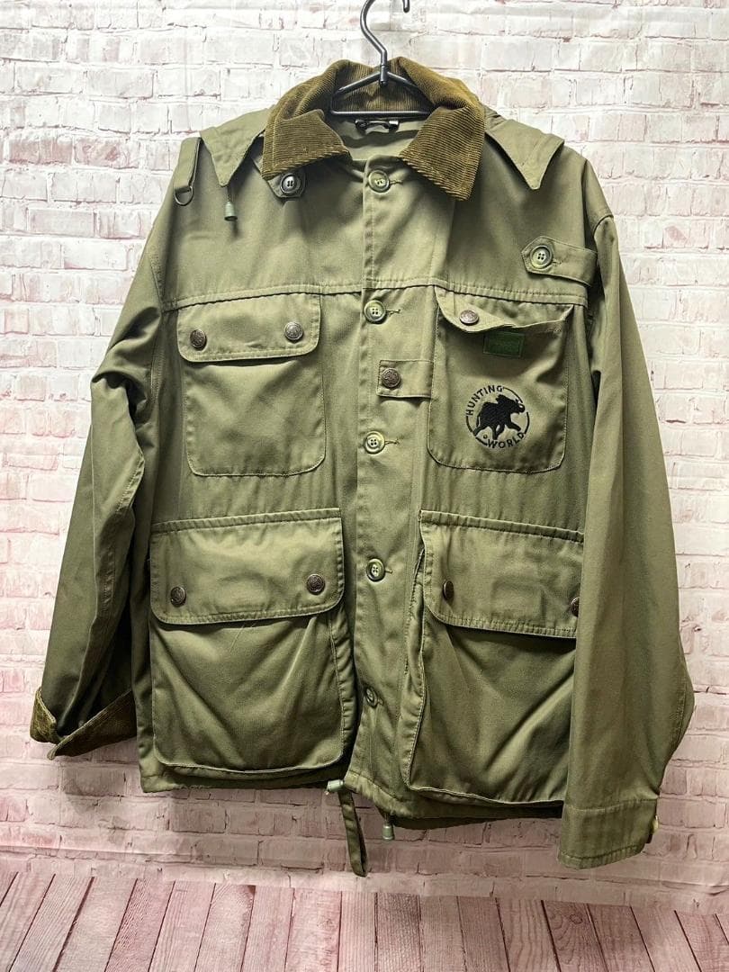 HUNTING WORLD フィッシングジャケット カーキ M ENGLAND - メルカリ