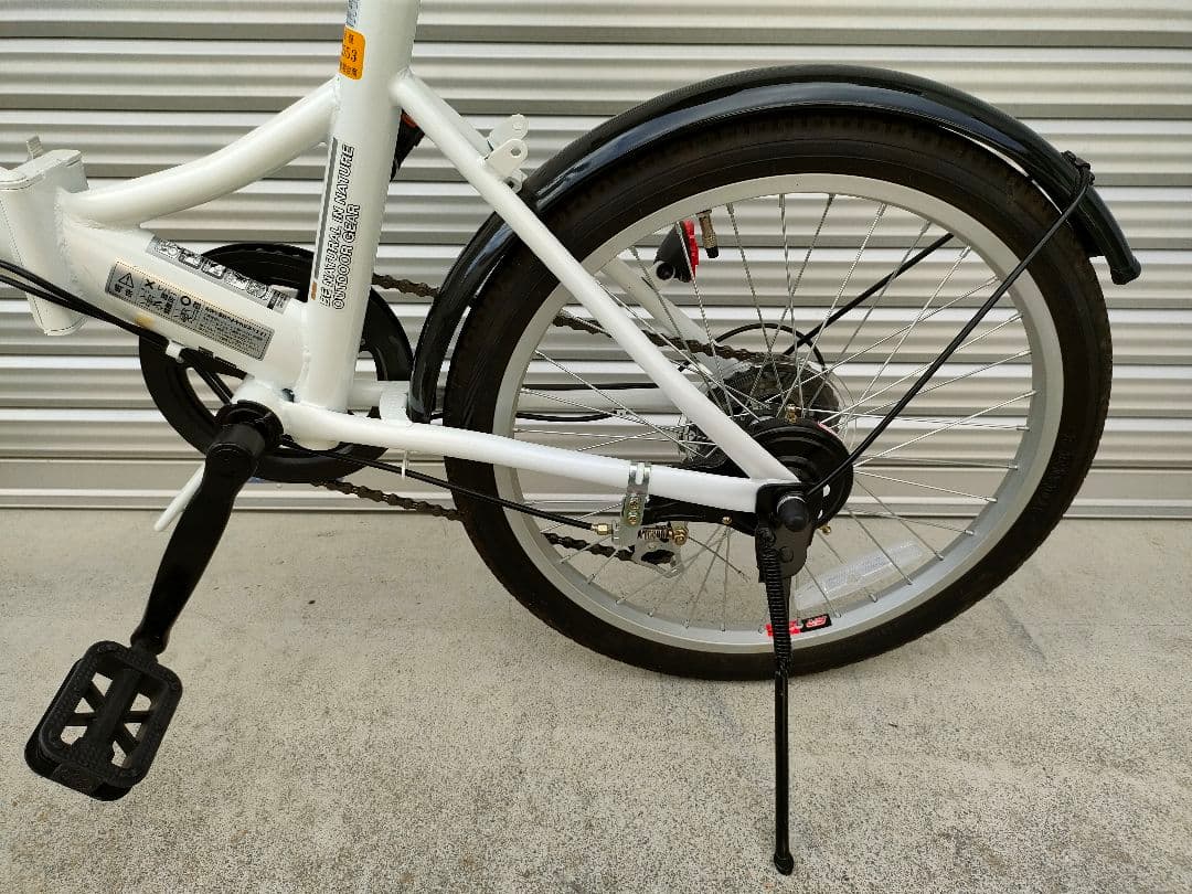 岩手】引取限定 キャプテンスタッグ 20インチ折り畳み自転車 6段