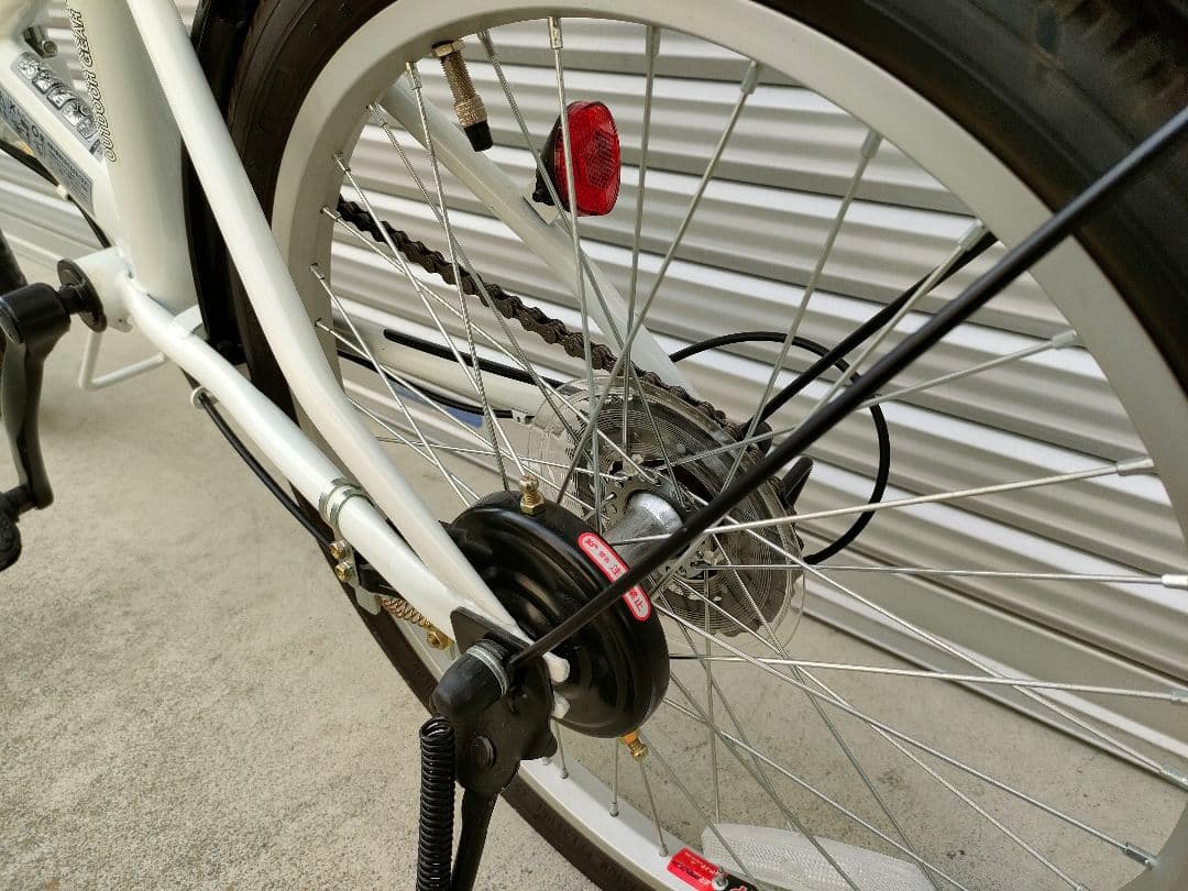 岩手】引取限定 キャプテンスタッグ 20インチ折り畳み自転車 6段