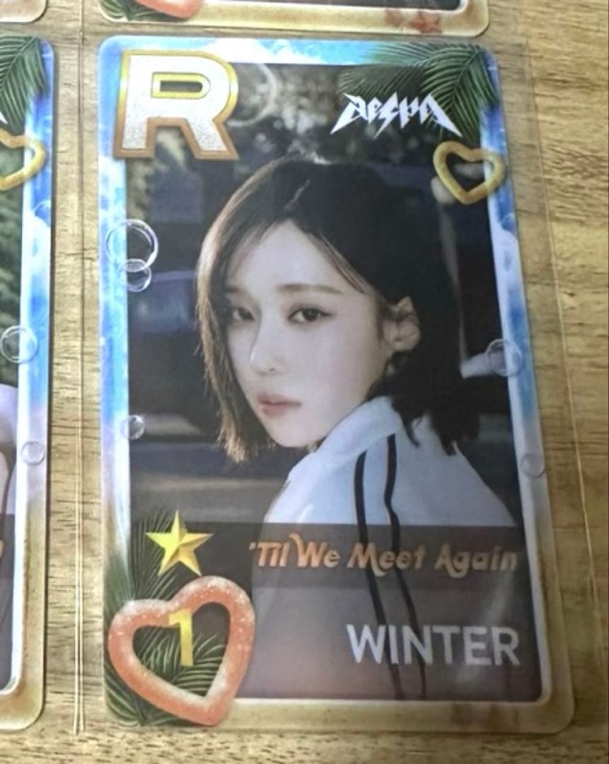 aespa ウィンター STAR+ING クリスマス限定 トレカ B aespa ジゼル ウィンター PINK CHRISTMAS ピンククリスマス MD