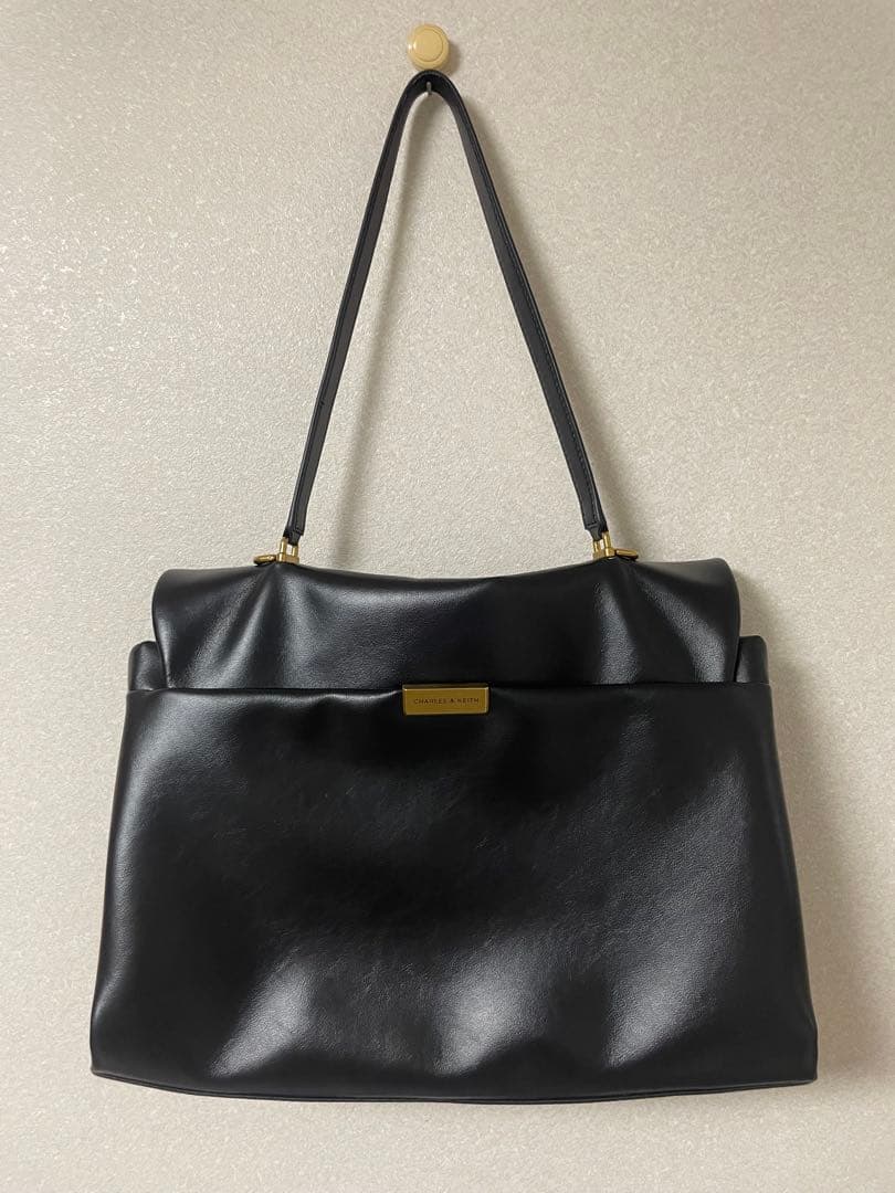 チャールズ＆キース Kerry ケリー トップハンドルサッチェルバッグ