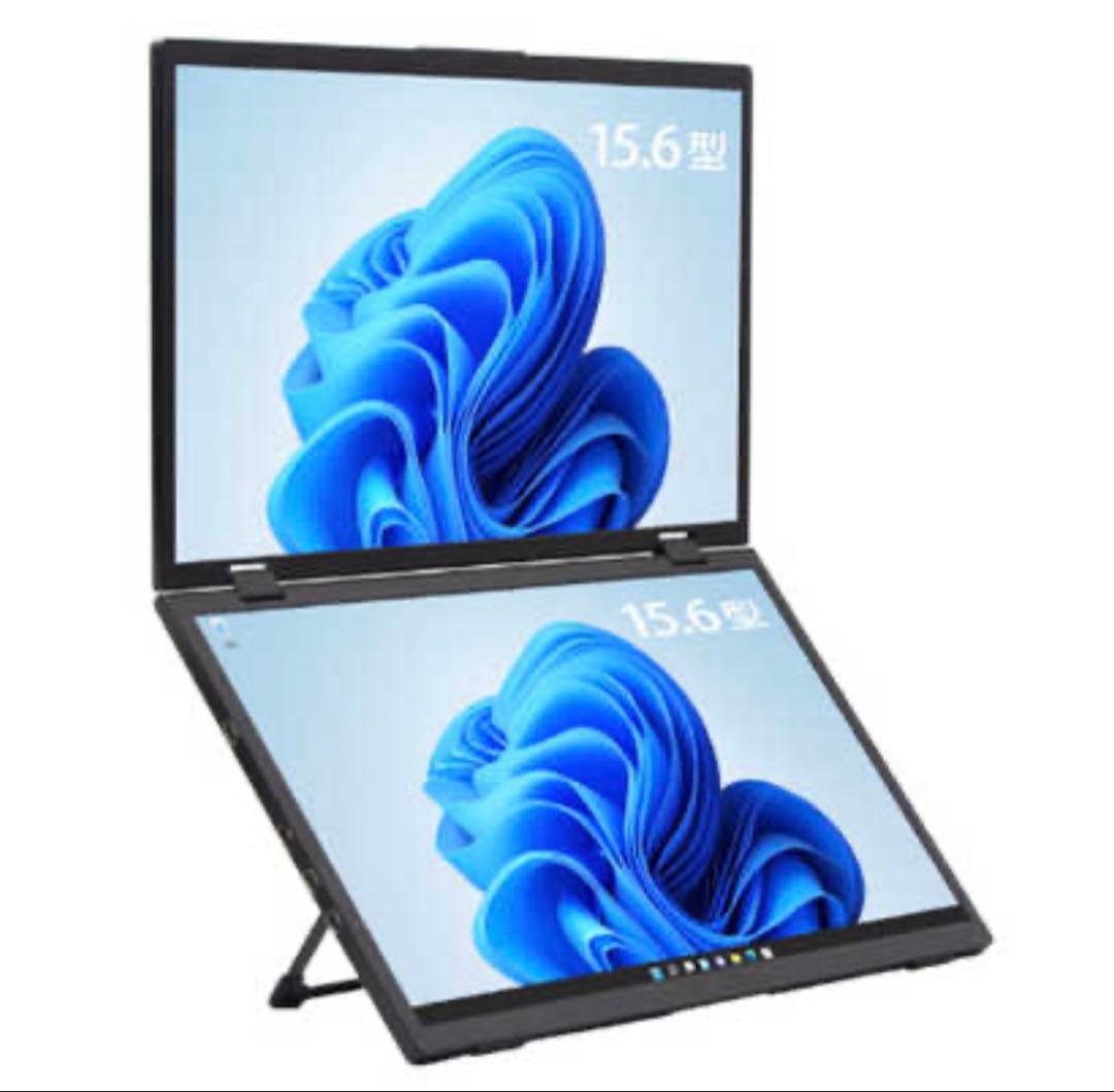デュアル液晶モニター　itprotech ITPROTECH 15.6型デュアル（2画面）モバイルモニター LCD15HC-IPSDUAL