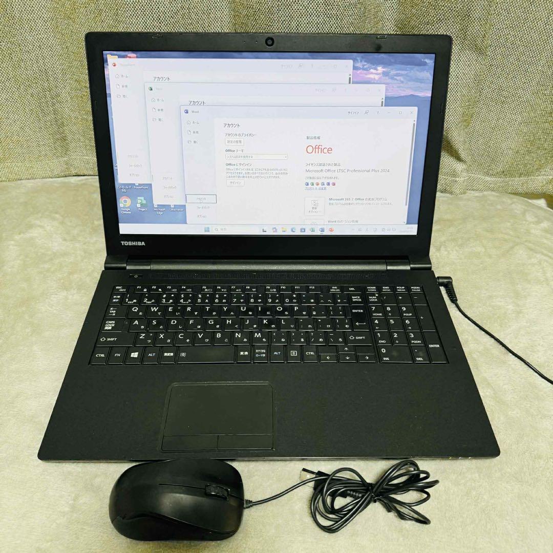S242 TOSHIBAノートパソコンWEBカメラSSD高速Windows11 - メルカリ