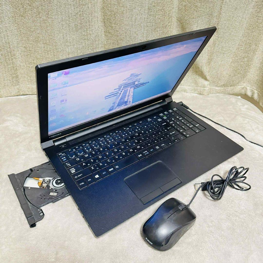 S242 TOSHIBAノートパソコンWEBカメラSSD高速Windows11 - メルカリ