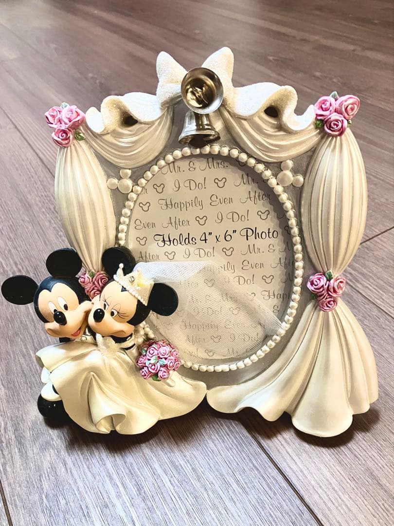 ディズニーパーク購入 ミッキー ミニー ウエディング フォトフレーム