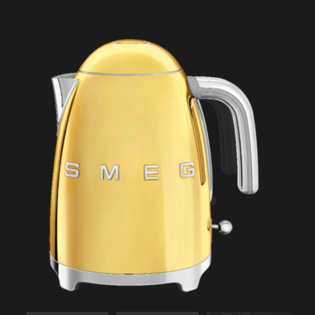 SMEG スメッグ 電気ケトル【ゴールド】※日本正規品 - メルカリ
