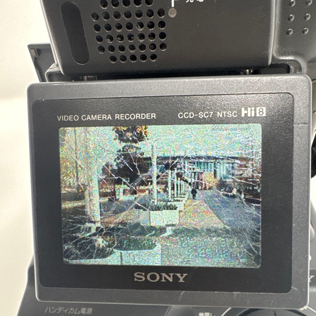 ジャンク SONY CCD-SC7 液晶ハ​​ンディカン Hi8 ビデオカメラ - メルカリ