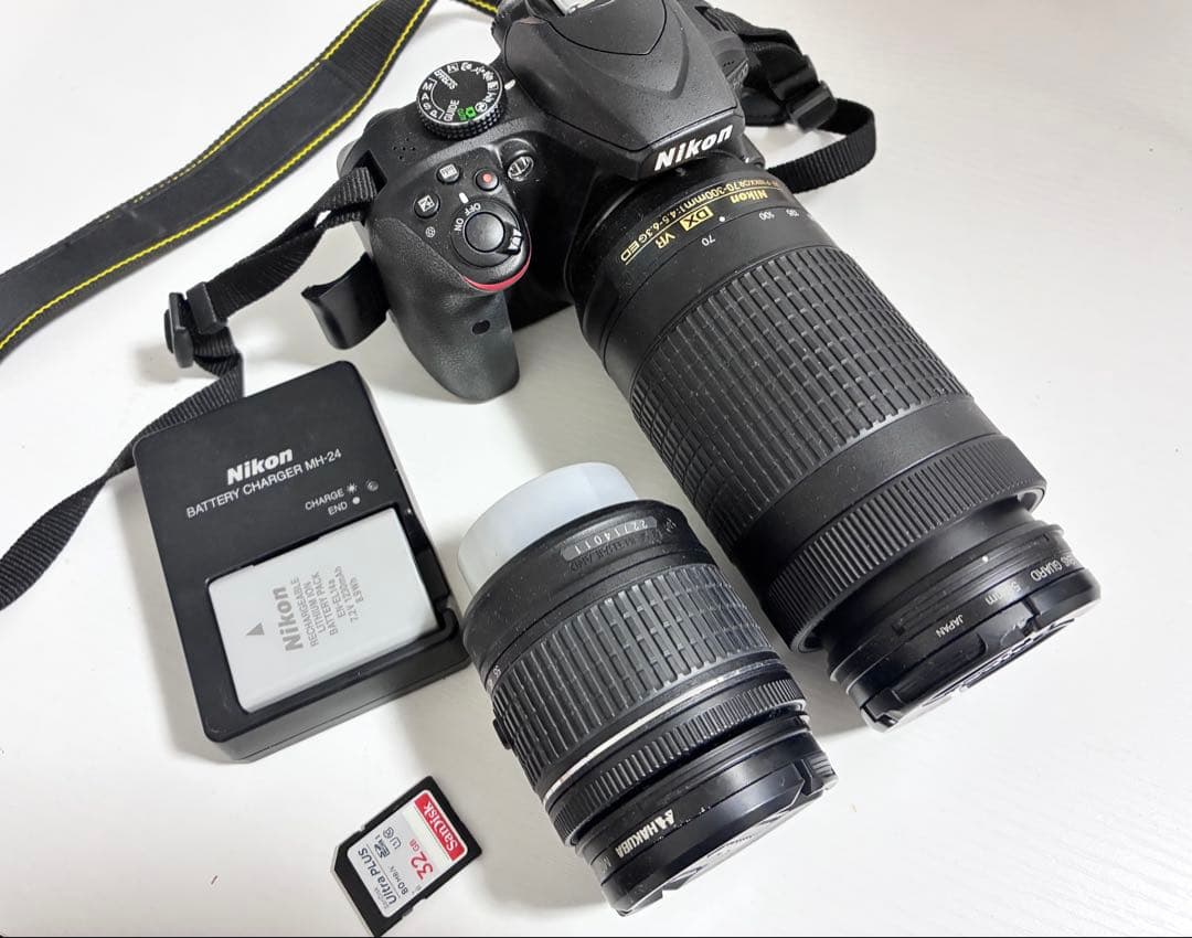 Nikon D3400 一眼レフ 美品 ニコン（Nikon） Nikon D3400 レンズキット デジタル 一眼レフ カメラ