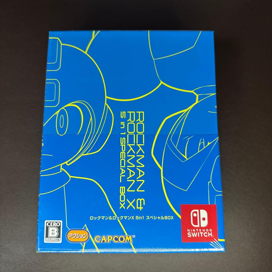 新品未開封 ロックマン＆ロックマンX 5in1 スペシャルBOX Switch版