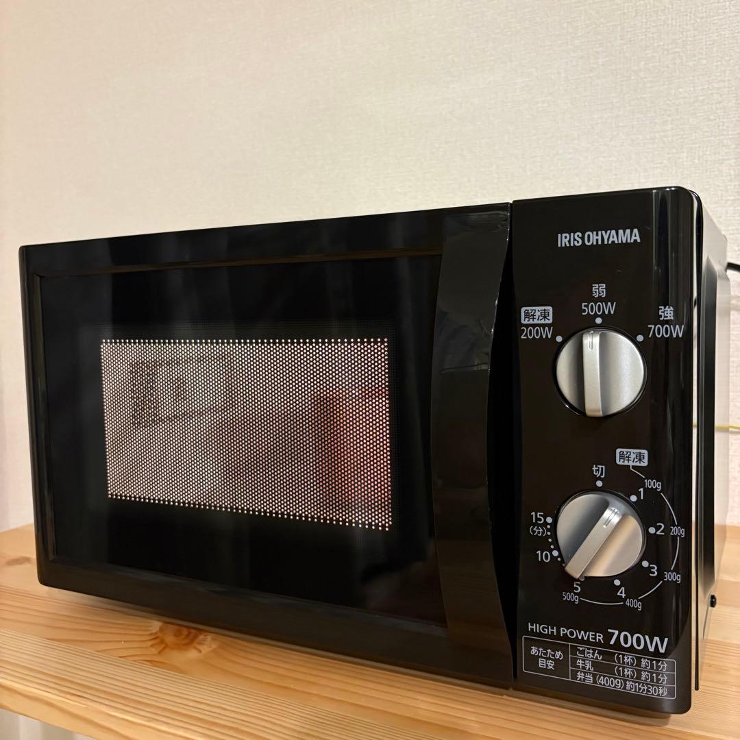 美品】IRIS OHYAMA 電子レンジ 50Hz専用 取扱説明書付き - メルカリ