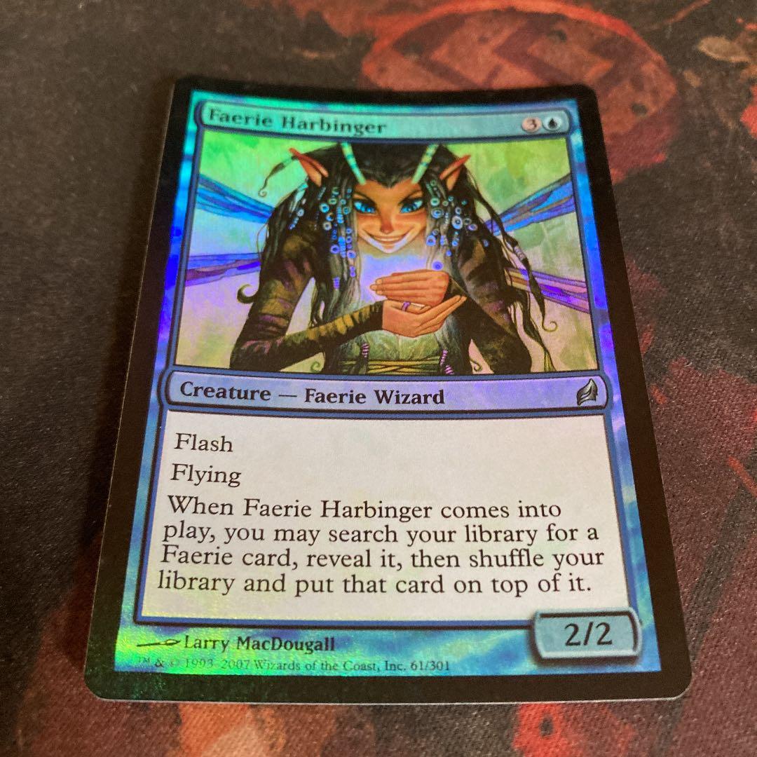 MTG 英語版foil 妖精の先触れ/Faerie Harbinger - メルカリ