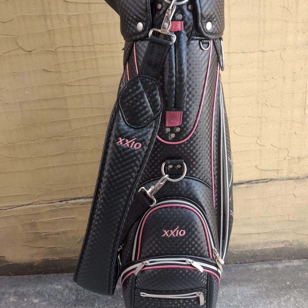 専用XXIO ゴルフバッグ・キャディバッグレディース 黒ピンク - メルカリ