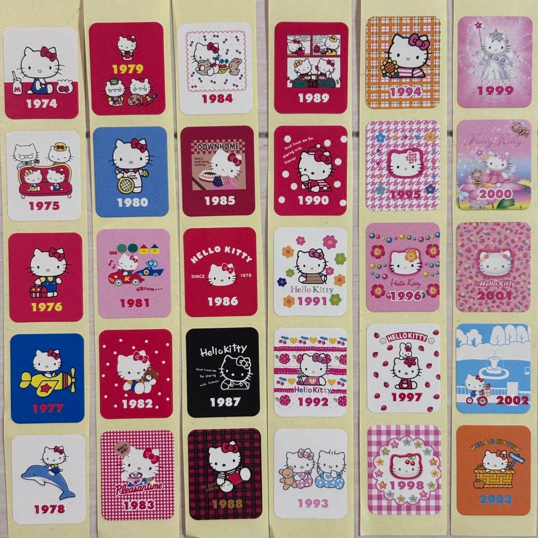 ハローキティ シール 1974-2003セット - メルカリ