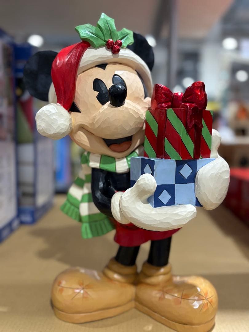 コストコ 新作】ジム ショア ホリデークリスマス ミッキー フィギュア