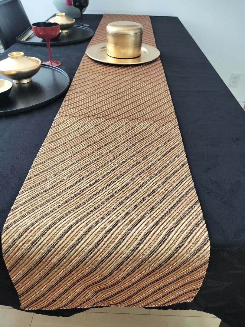 A903☆高級‼️全通‼️ひな祭り‼️テーブルランナー2m11cm リバーシブル