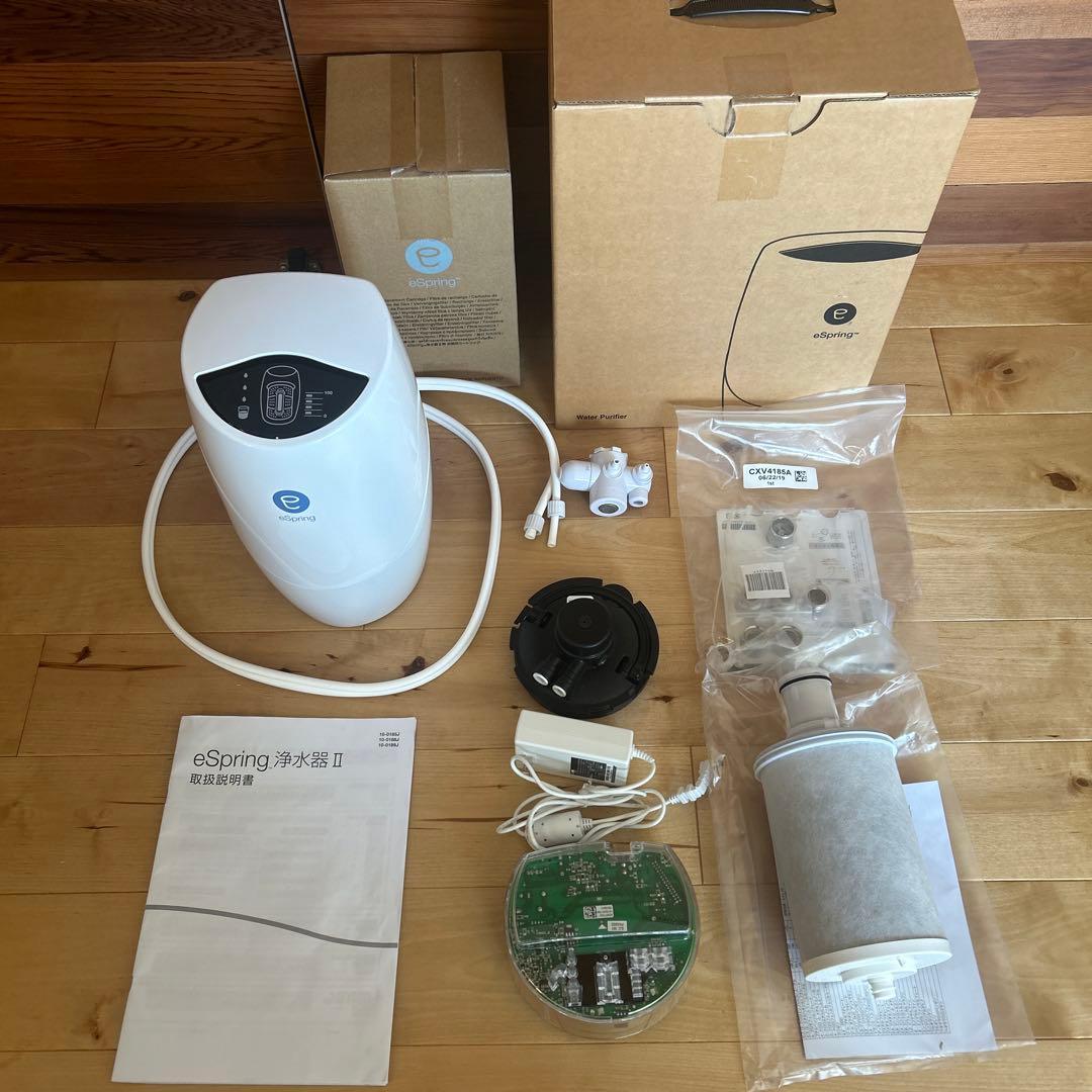 アムウェイ eSpring 浄水器Ⅱ 2019年製 新品カートリッジ セット 浄水器II（ビルトイン型）交換用カートリッジ（フィルター）定期配送