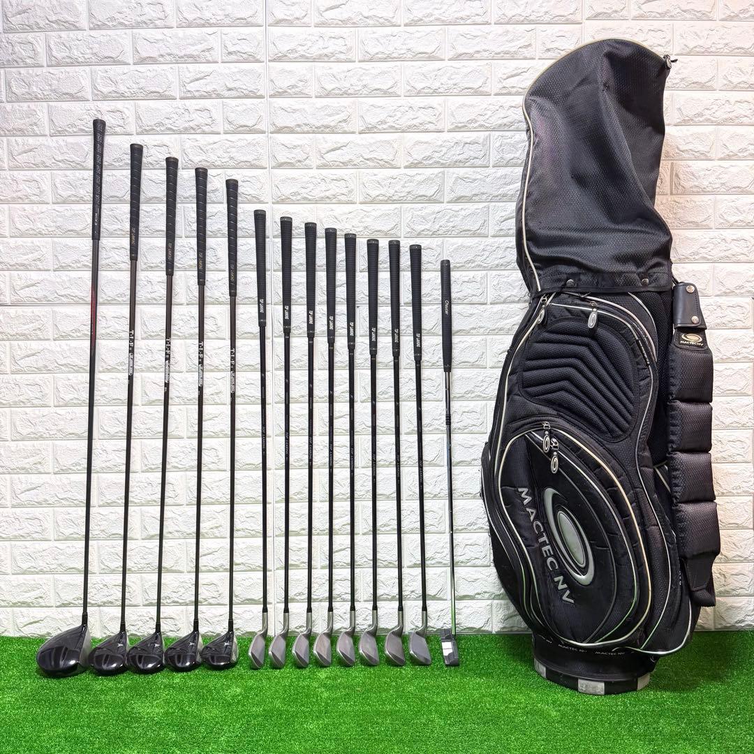 ゴルフセット 初心者応援 フルセット ラウンド仕様 メンズ 右打ち すぐ