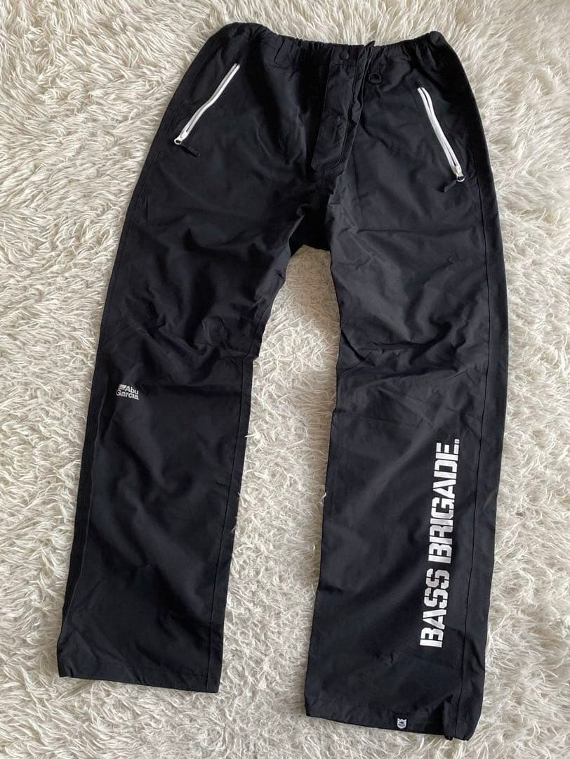 バスブリゲード× アブガルシア スタンダード レインスーツ L ブラック