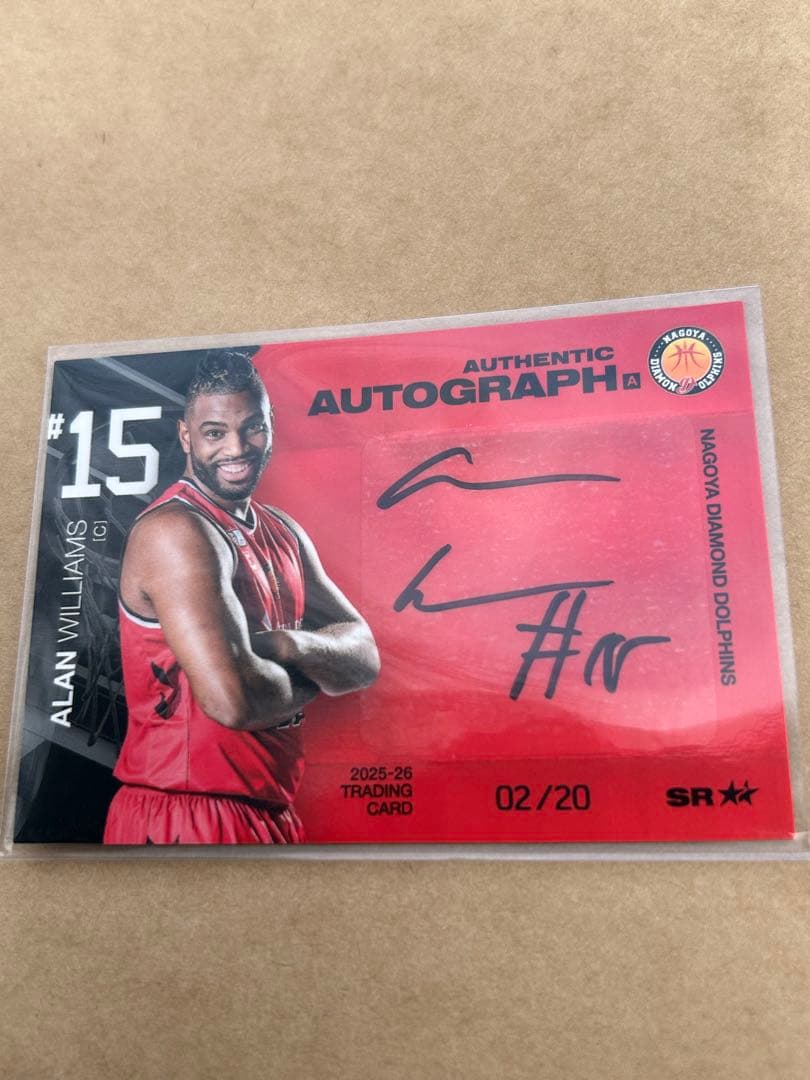 2025-26 ドルフィンズ アラン ウィリアムズ20枚限定 直筆サイン カード