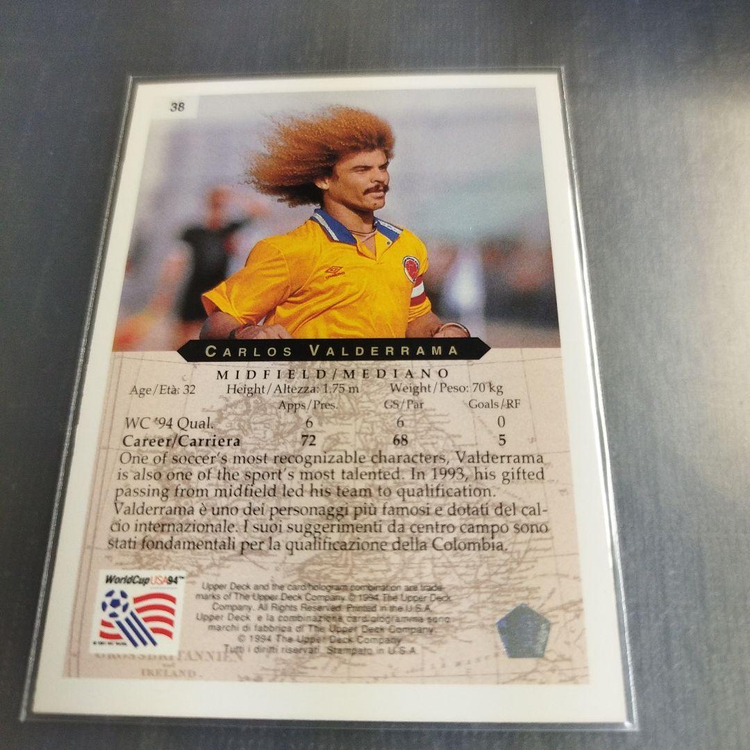 1994 アッパーデック ワールドカップ カルロス・バルデラマ コロンビア