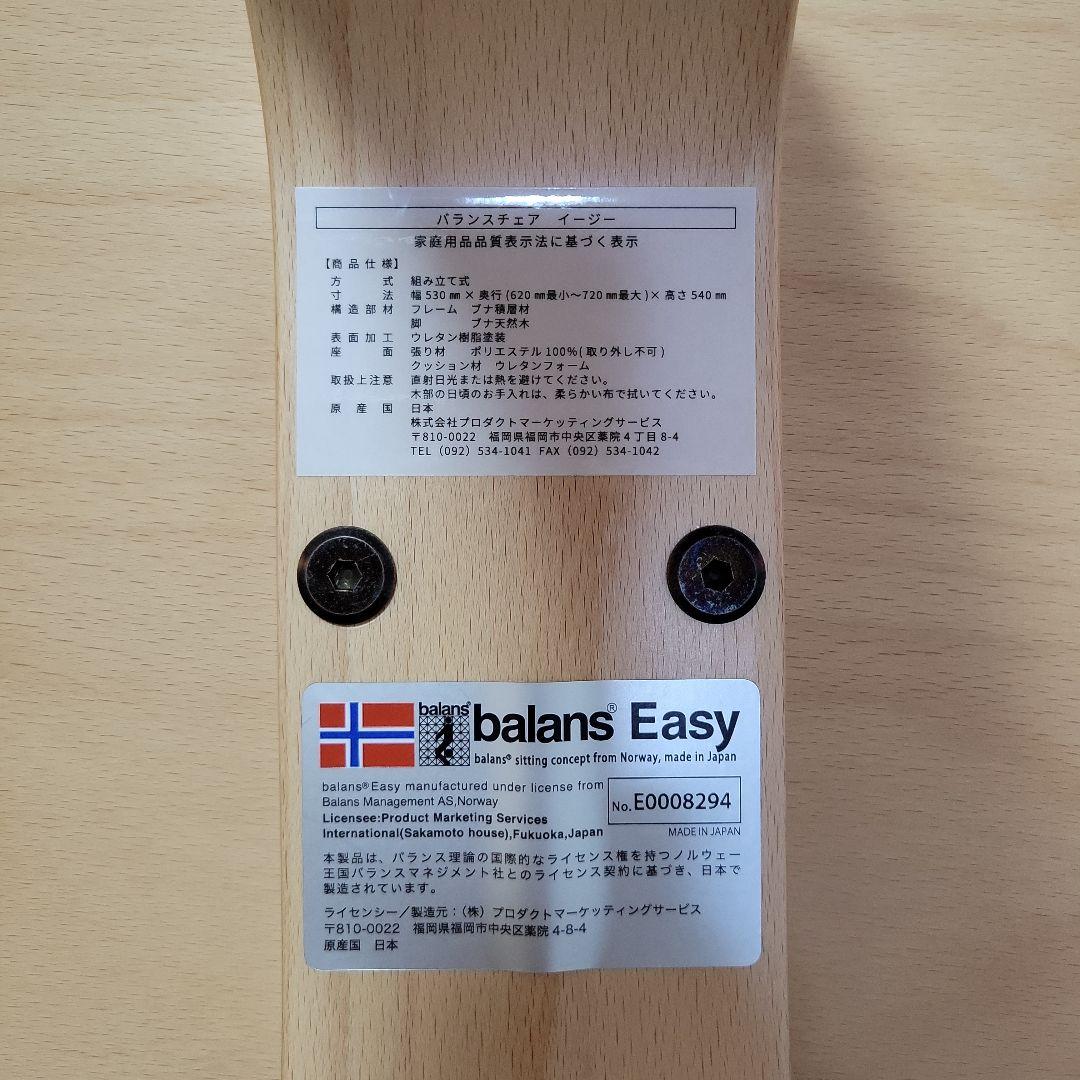 美品】バランスチェア イージー ライトグリーン 付属品すべてあります