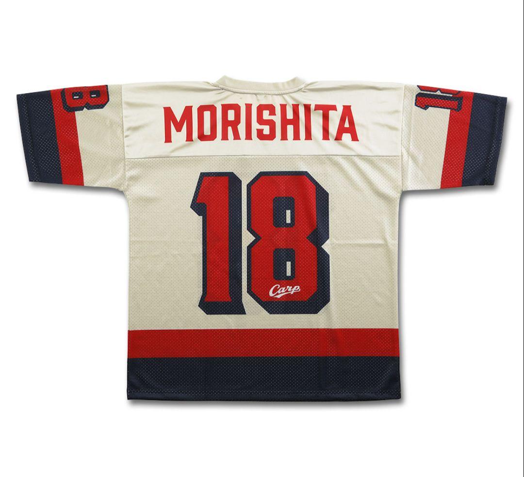 カープ 森下暢仁選手 2026 アメフト風Tシャツ Lサイズ 完売品 - メルカリ