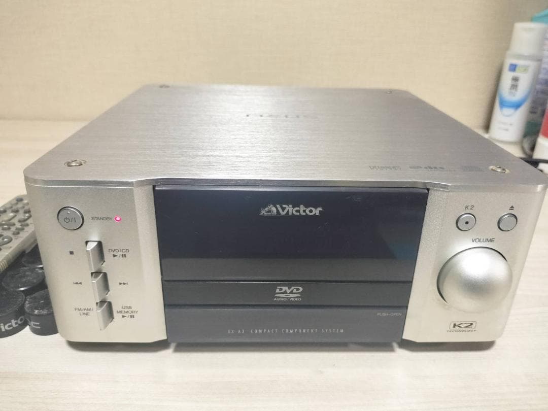 ビクター CA-EXA3 DVD レシーバー 本体＋リモコン - メルカリ