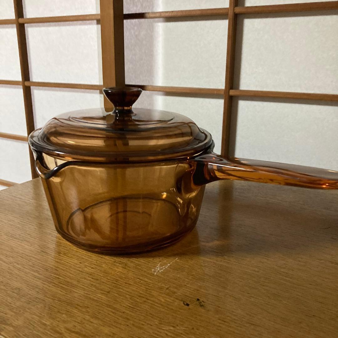 VISION ビジョン コーニング耐熱ガラス ミルクパン 片手鍋 - メルカリ