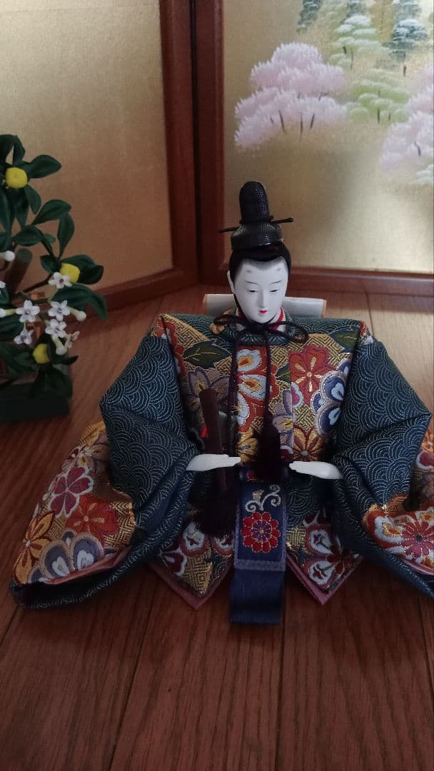 お得⭕️特選◎雛人形 親王・橘桜・屏風・小物セット【送料込】京都