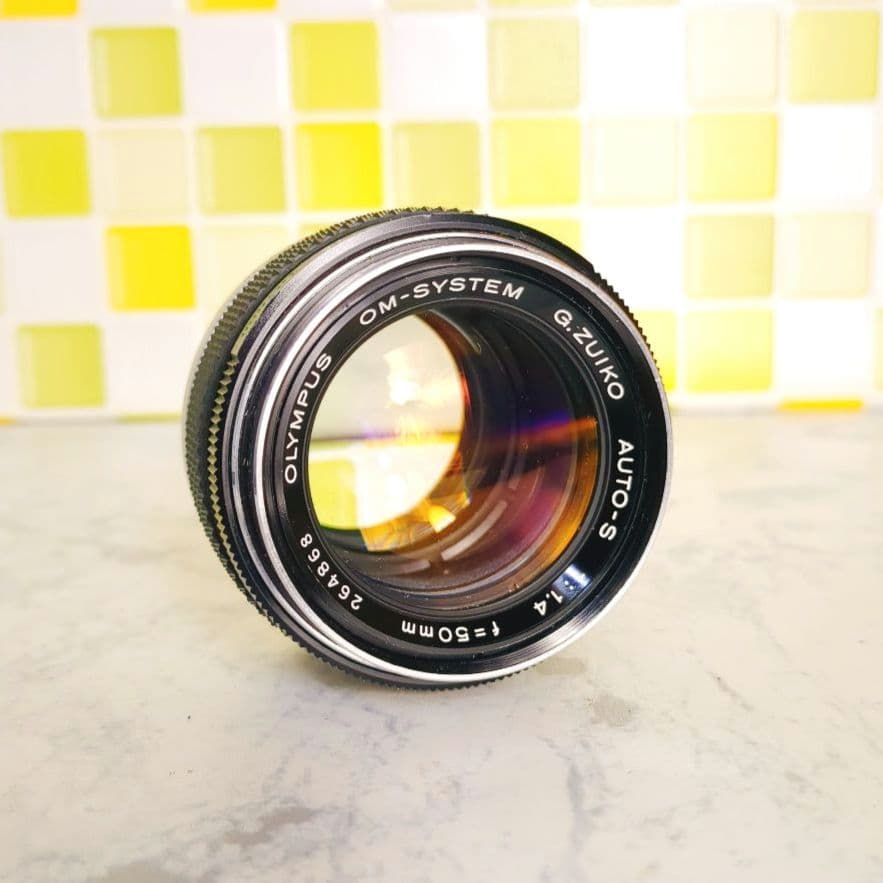 OLYMPUS G.ZUIKO AUTO-S 50mm f1.4 単焦点 レンズ - メルカリ