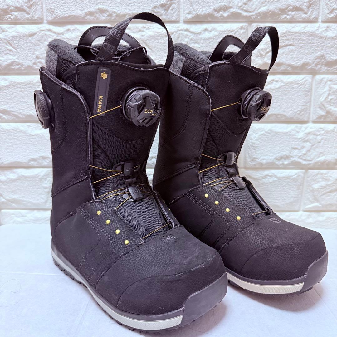 美品SALOMON KIANA 22.5cm ダブルBOA 上位モデル
