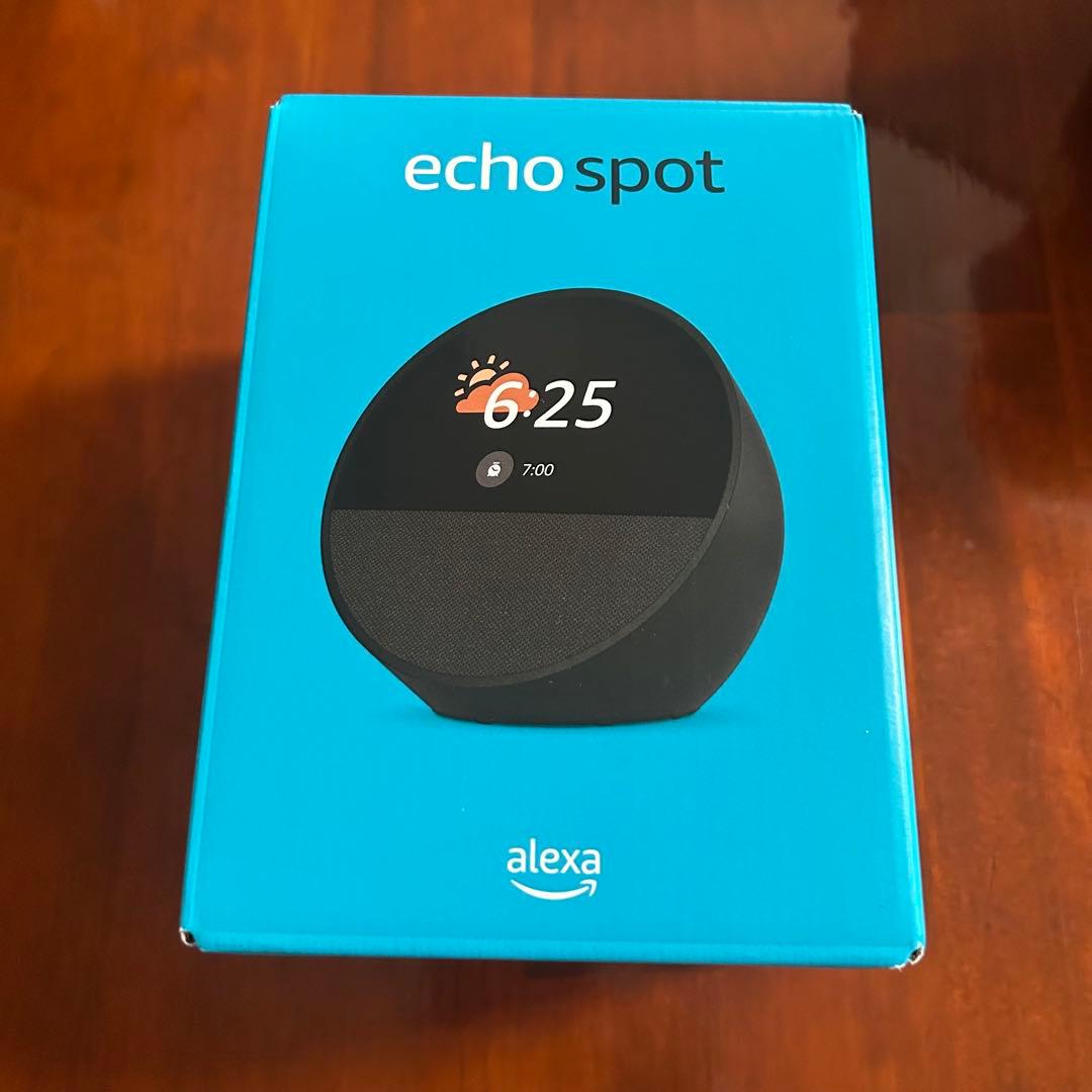 新品未開封】amazon アレクサ エコースポット echo spot - メルカリ