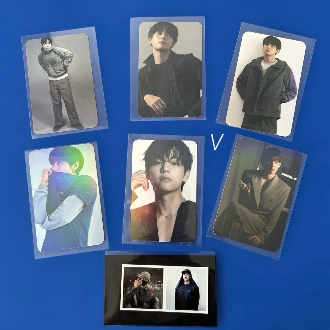BTS V 両面ホログラムフォトカード6点 - メルカリ