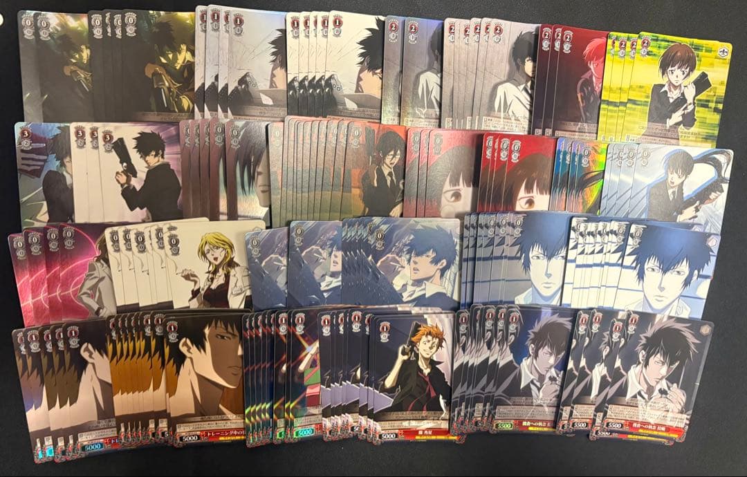 ヴァイスシュヴァルツ　PSYCHO-PASS 4コン　デッキ　パーツ　サイコパス PSYCHO-PASS サイコパス 10th ANNIVERSARY』 トレーディングID風