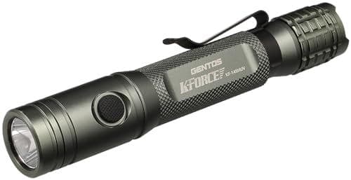 GENTOS(ジェントス) 懐中電灯 LEDライト 充電式/単3電池/単4電池A TRUSCO中山 GENTOS ジェントス 充電池・乾電池兼用高出力LEDライト