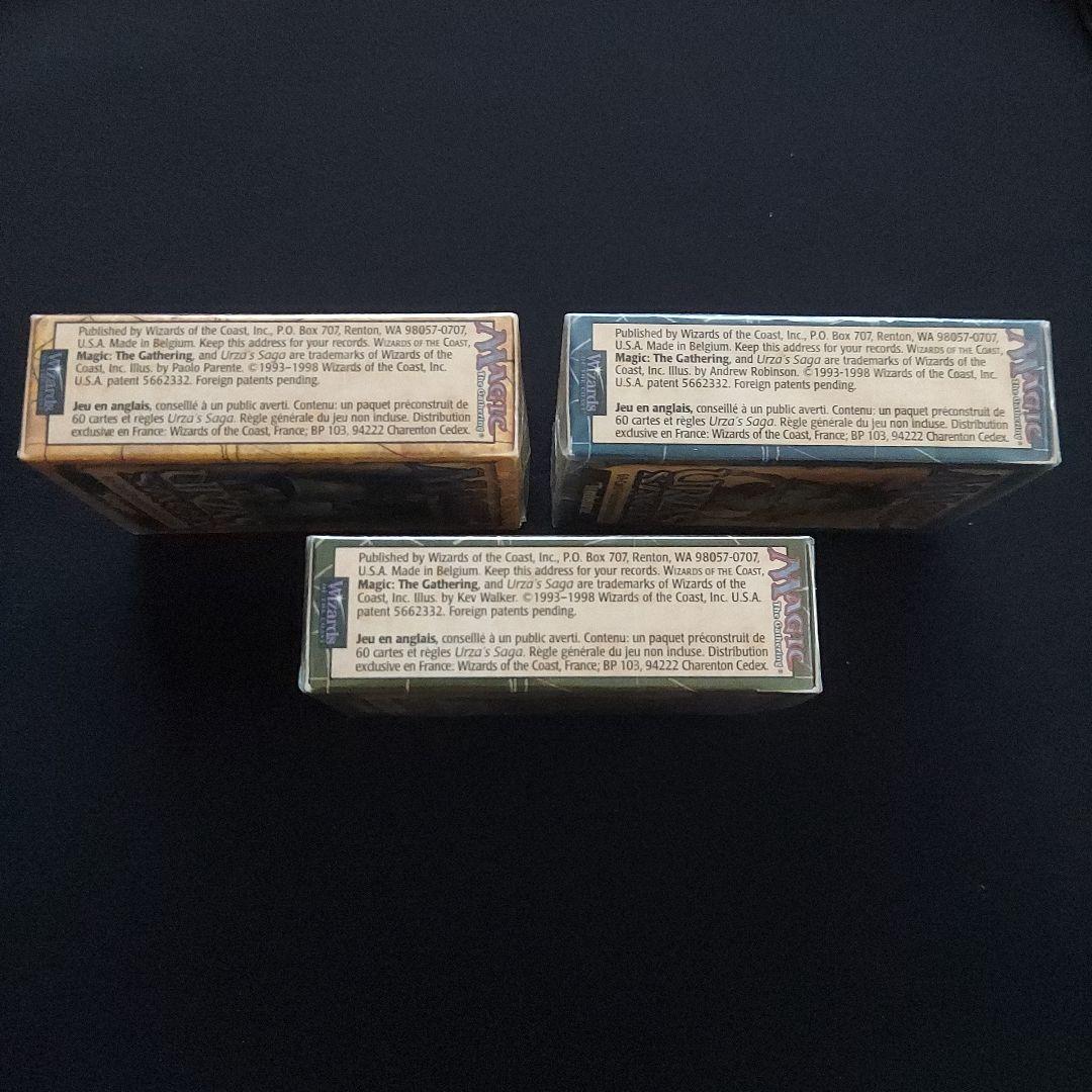 MTG 構築済デッキ ウルザズサーガ 英語版 眠りし者 速攻 墓石 未開封