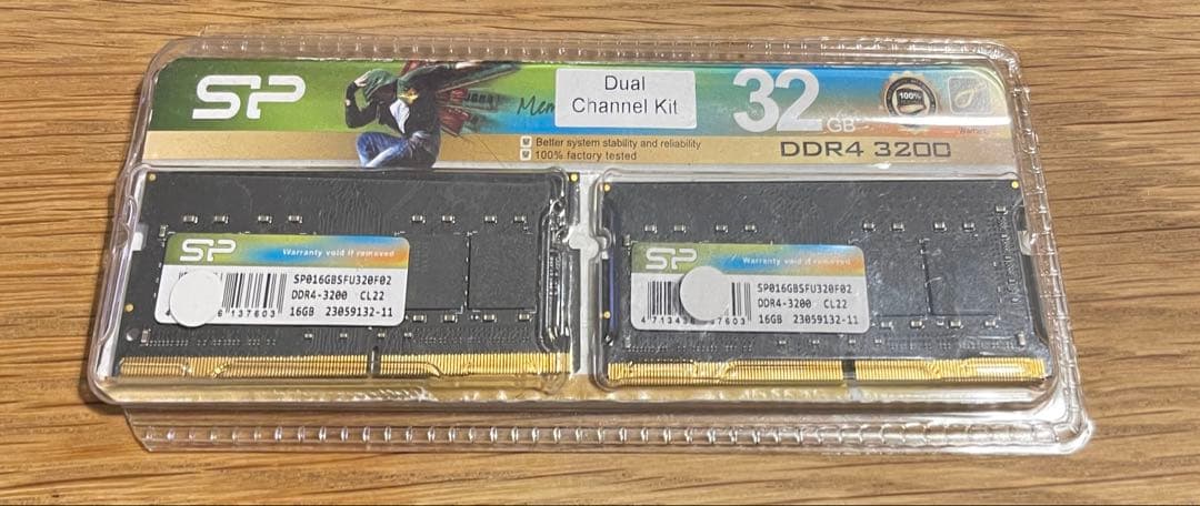 SP DDR4 3200 32GB SO DIMM 16GB × 2 Silicon Power 32GB (2 x 16GB) DDR4 3200 (PC4 25600) 288-Pin XPOWER