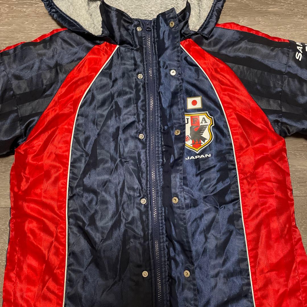 希少品 JFAサッカー日本代表 SAMURAI BLUE ベンチコート 150 - メルカリ