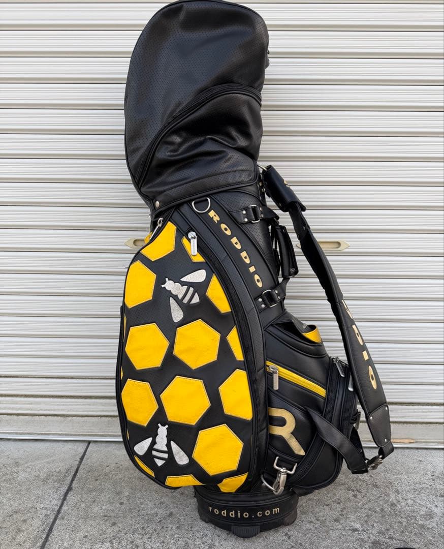 RODDIO ゴルフバッグ 黒/黄色 ハニカム模様 超限定 - メルカリ