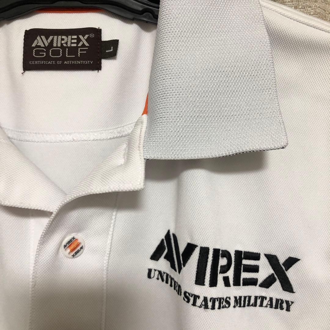 美品】AVIREX GOLF GDO限定 半袖ポロシャツ L ホワイト - メルカリ