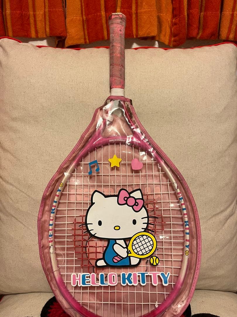 キティ レトロ Hello Kitty テニスラケット ケース付き - メルカリ