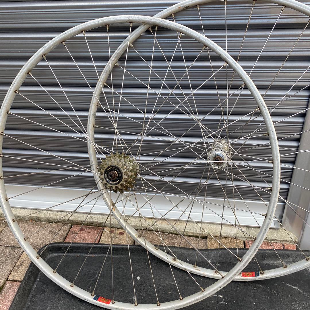 MAVIC SHIMANO600シルバー 完組ホイール - メルカリ