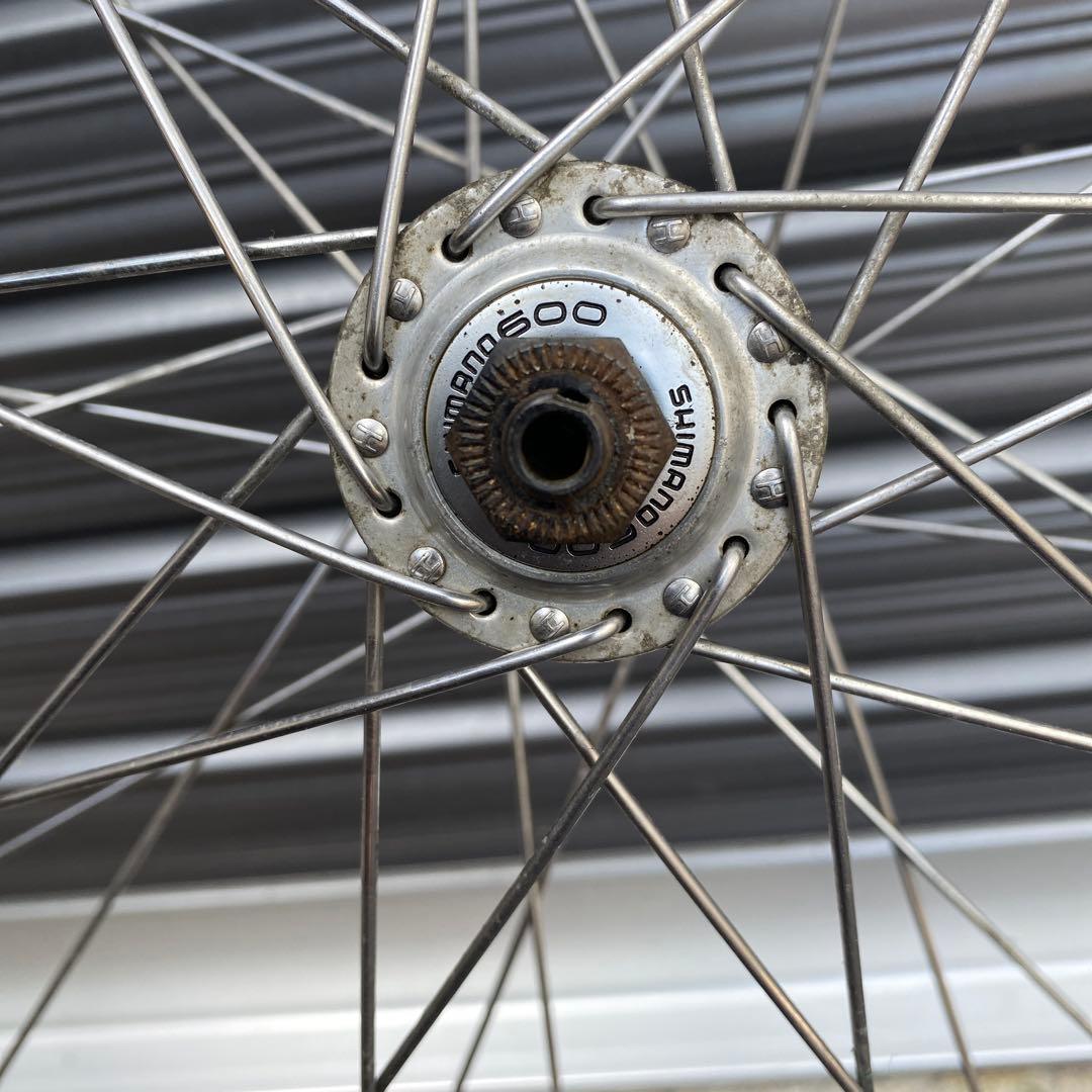 MAVIC SHIMANO600シルバー 完組ホイール - メルカリ