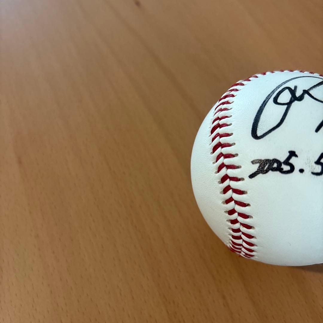 楽天イーグルス 宗山塁投げ込み直筆サインボール - メルカリ