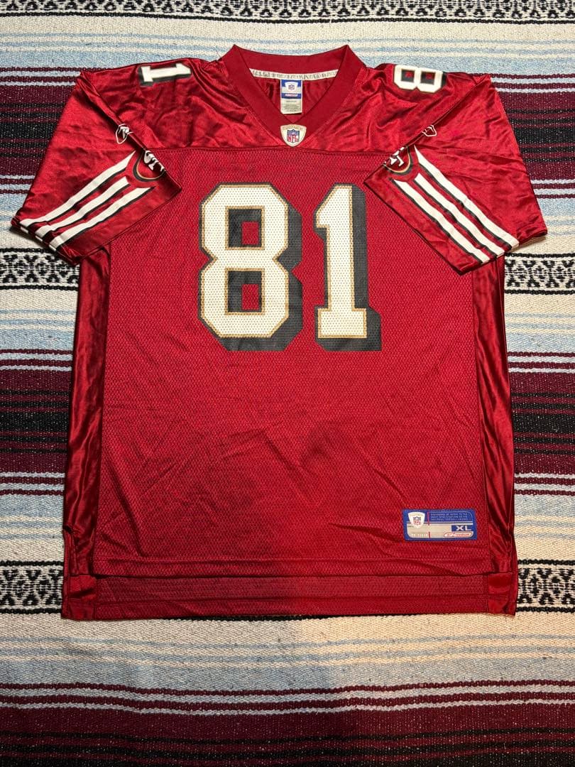 ！古着　サンフランシスコ・49ers OWENS 81番ジャージ　XL Vintage Adidas TERRELL OWENS No 81 SAN FRANCISCO 49ers (2XL