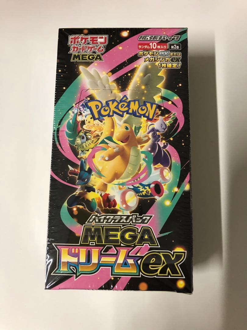 シュリンク品 ポケモンカードゲーム MEGA ドリームEX10パック入り