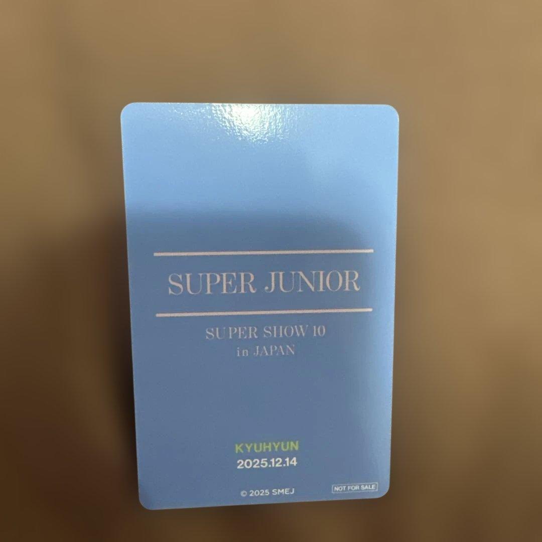 SUPERSHOW10 スパショ プレミアムシート トレカ 特典 キュヒョン